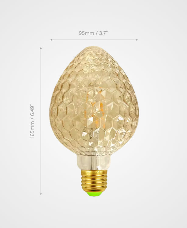 Sculpted Decorative Glass LED Bulbs