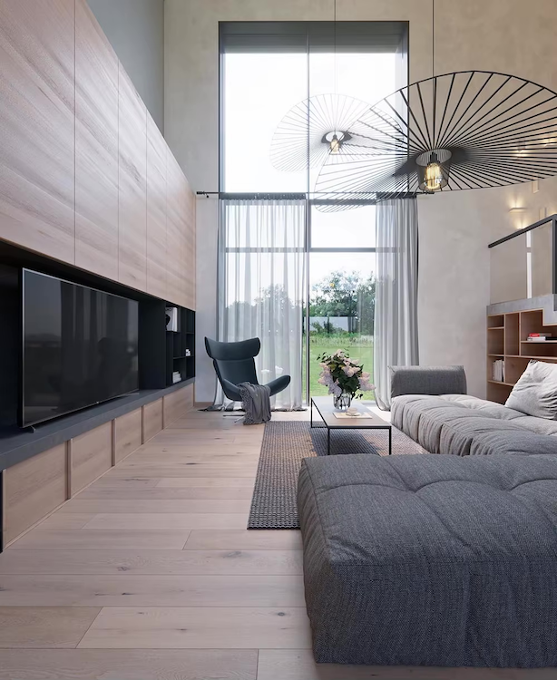 Veora – Sculptural Pendant Light with Flowing Form...