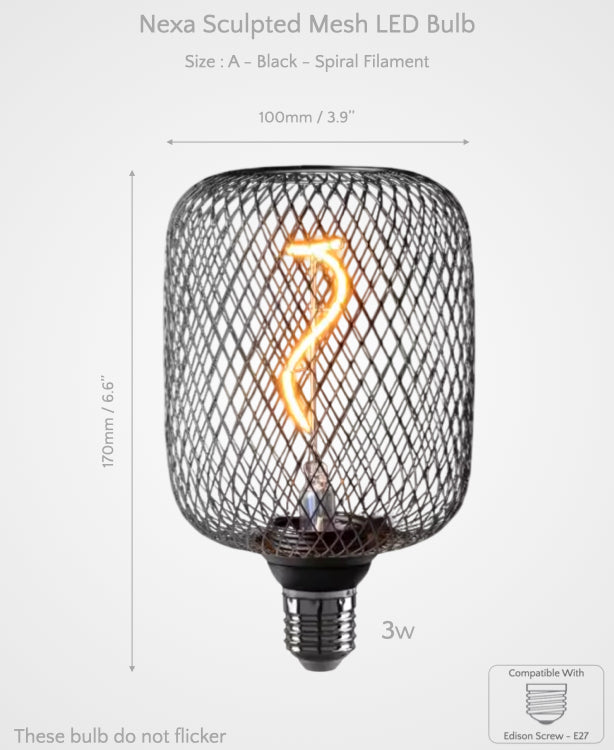 Nexa - Sculpted Mesh LED Bulb