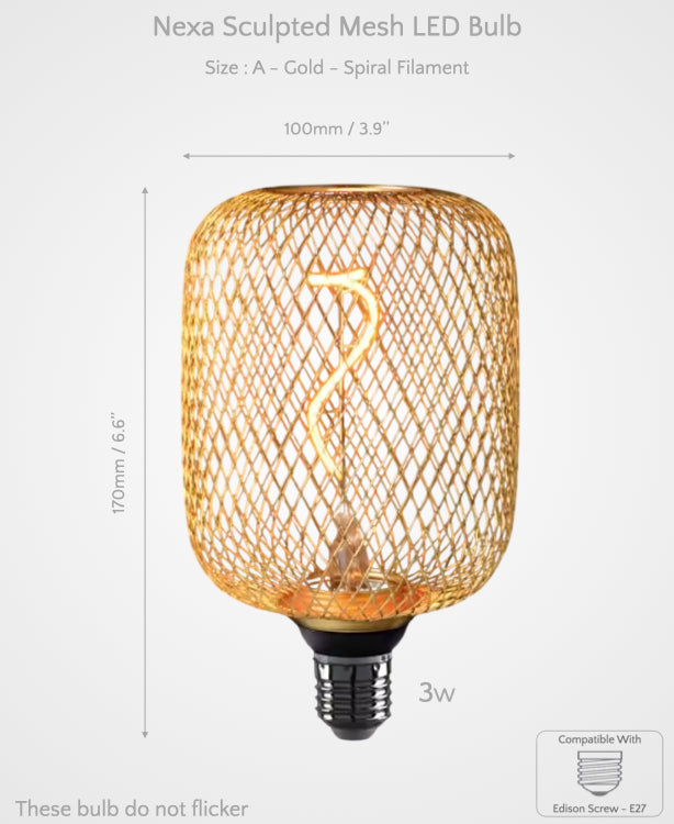 Nexa - Sculpted Mesh LED Bulb