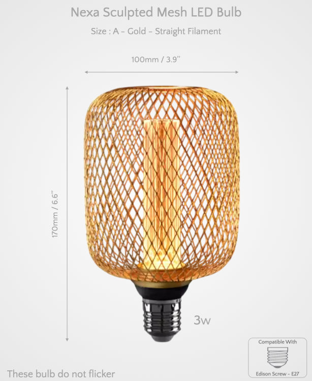 Nexa - Sculpted Mesh LED Bulb
