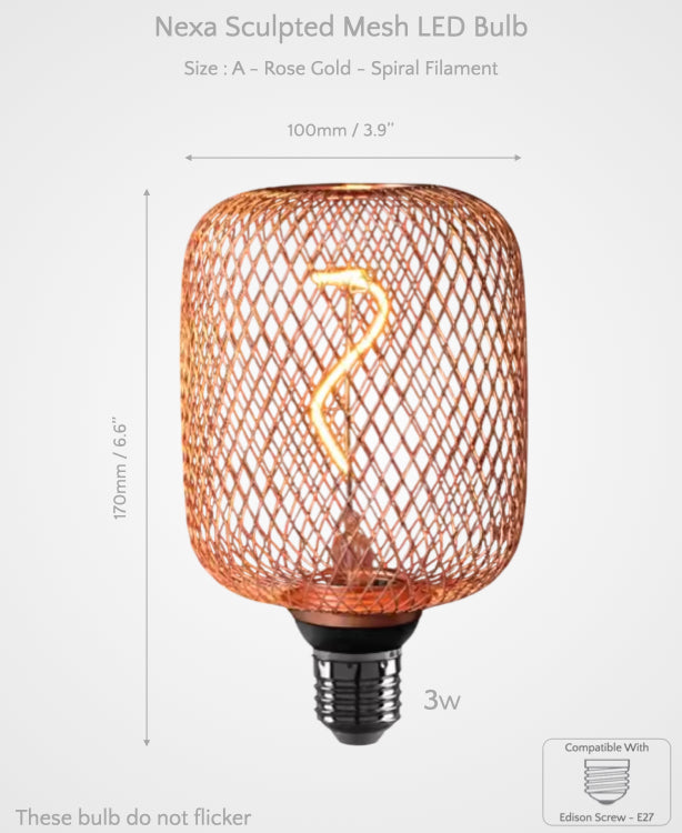 Nexa - Sculpted Mesh LED Bulb