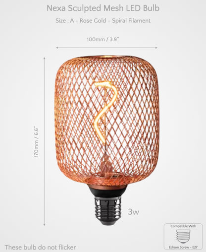 Nexa - Sculpted Mesh LED Bulb