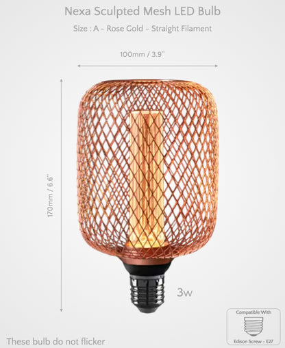 Nexa - Sculpted Mesh LED Bulb