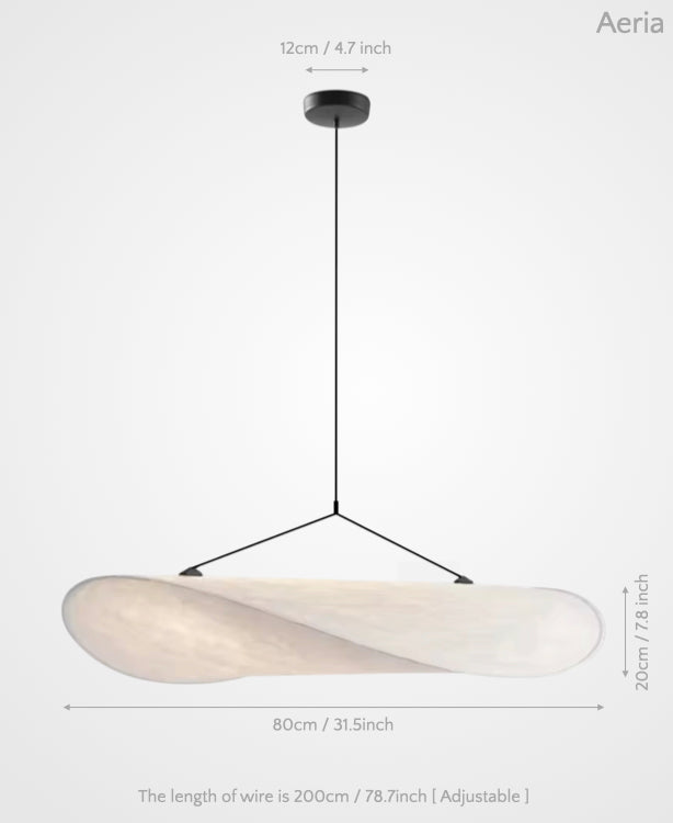 Aeria – Contemporary Pendant Light with Fluid Grace