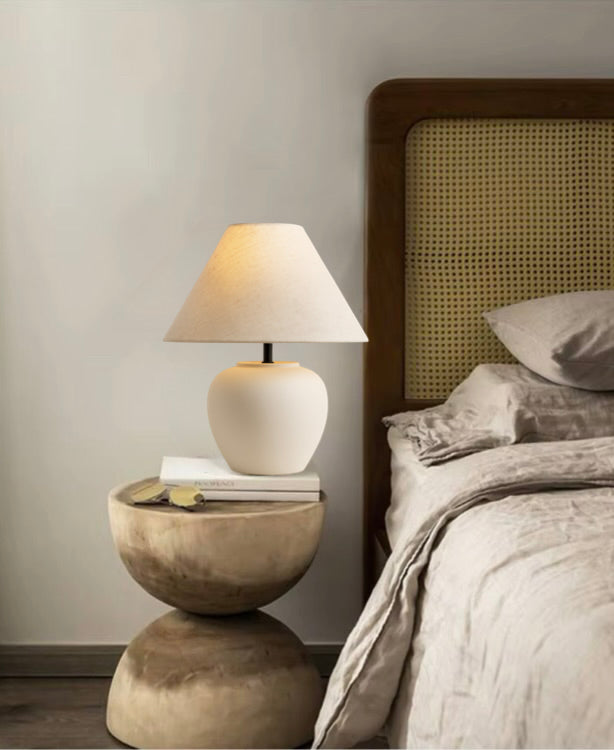 Terane – Ceramic Table Lamp of Earth and Light