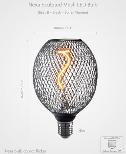 Nexa - Sculpted Mesh LED Bulb