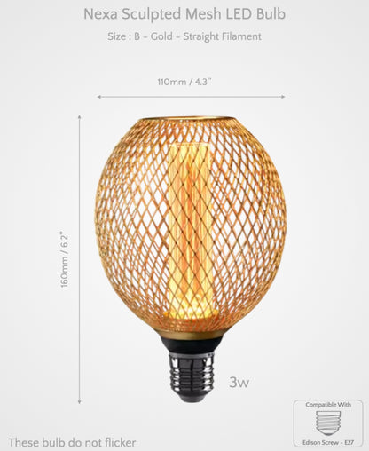 Nexa - Sculpted Mesh LED Bulb