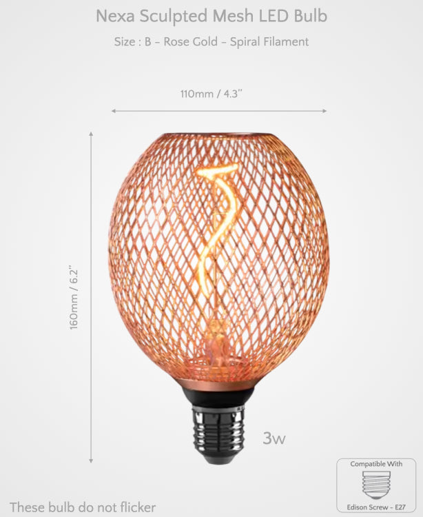 Nexa - Sculpted Mesh LED Bulb