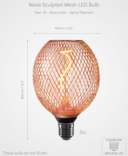 Nexa - Sculpted Mesh LED Bulb