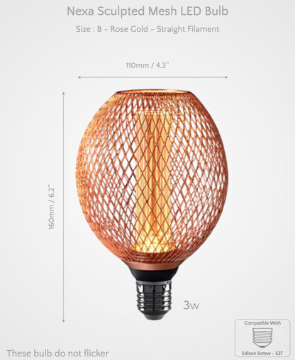 Nexa - Sculpted Mesh LED Bulb