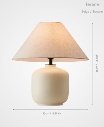 Terane – Ceramic Table Lamp of Earth and Light
