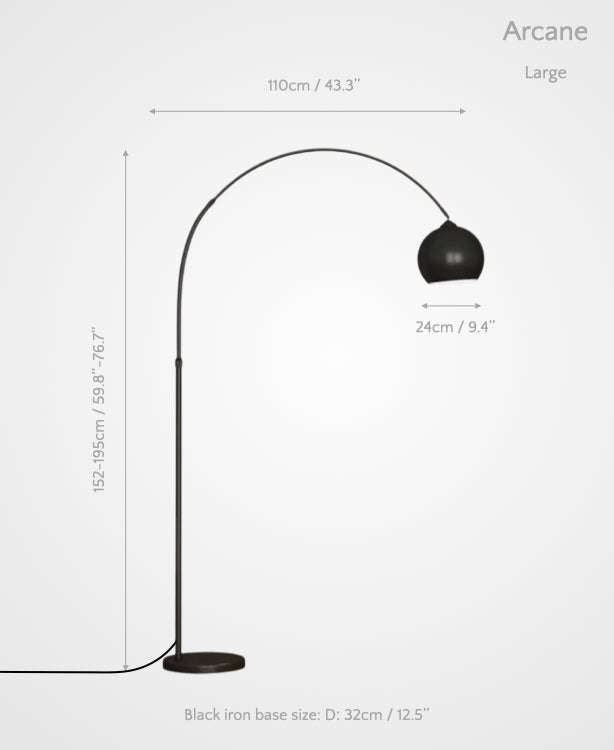 Arcane – Arched Floor Lamp of Quiet Balance