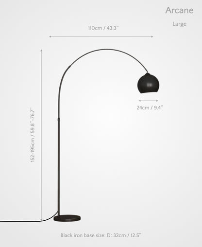 Arcane – Arched Floor Lamp of Quiet Balance
