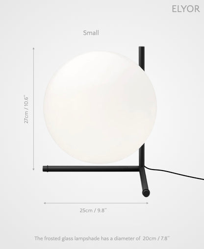Elyor – Sculptural LED Lamp of Lunar Grace