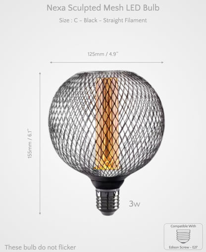 Nexa - Sculpted Mesh LED Bulb