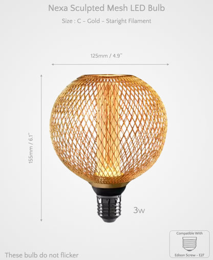 Nexa - Sculpted Mesh LED Bulb