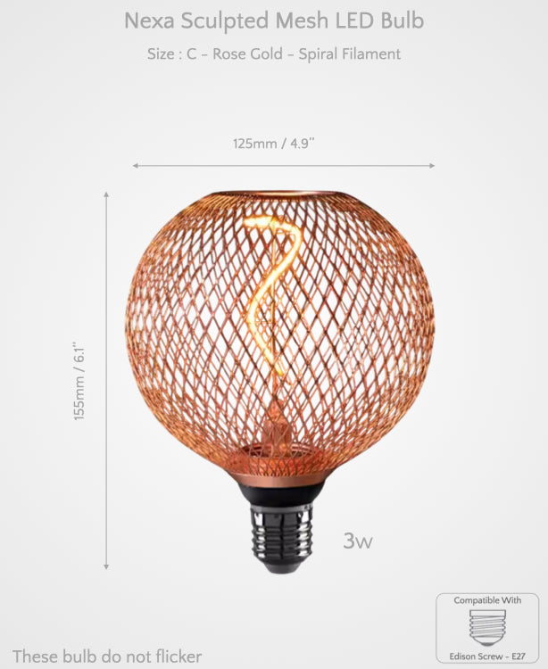 Nexa - Sculpted Mesh LED Bulb