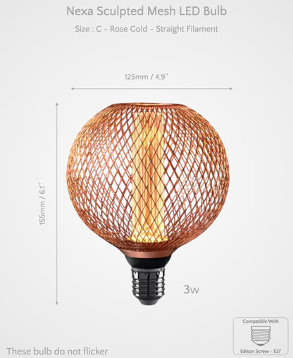 Nexa - Sculpted Mesh LED Bulb