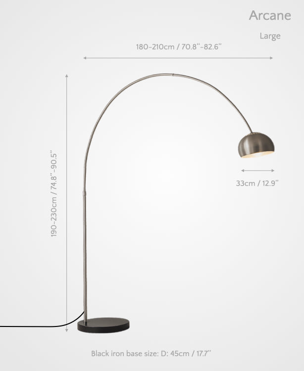 Arcane – Arched Floor Lamp of Quiet Balance