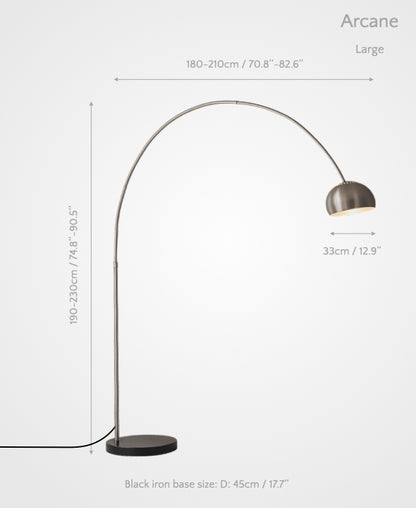 Arcane – Arched Floor Lamp of Quiet Balance