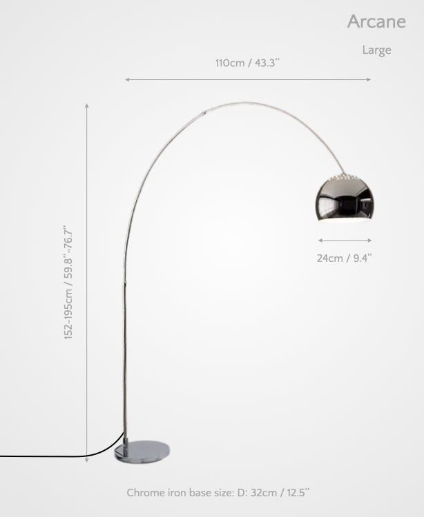 Arcane – Arched Floor Lamp of Quiet Balance