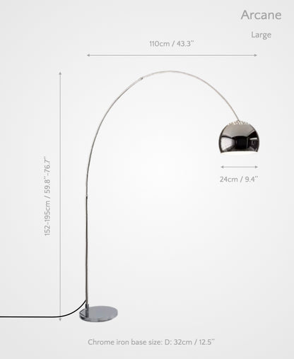 Arcane – Arched Floor Lamp of Quiet Balance