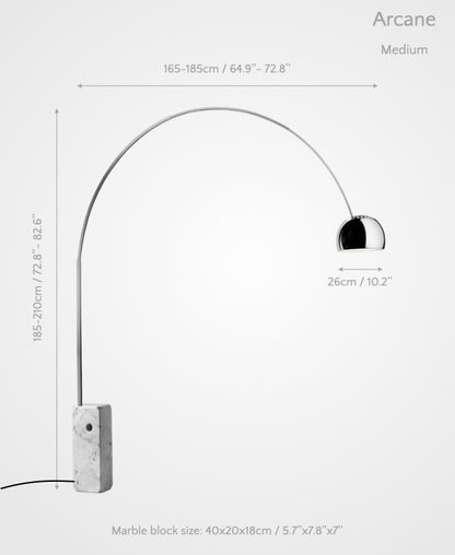 Arcane – Arched Floor Lamp of Quiet Balance