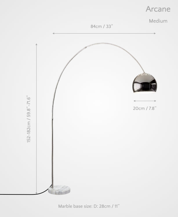 Arcane – Arched Floor Lamp of Quiet Balance