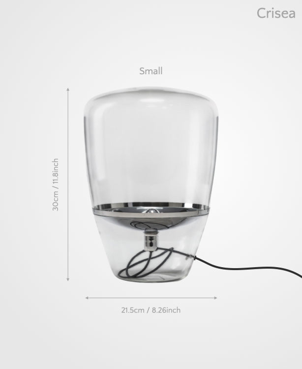 Crisea – Glass Table Lamp with Subtle Resonance