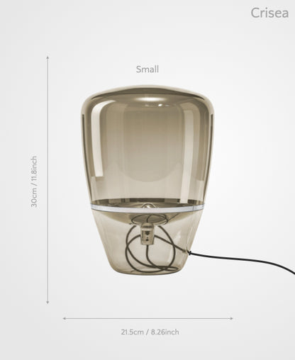 Crisea – Glass Table Lamp with Subtle Resonance