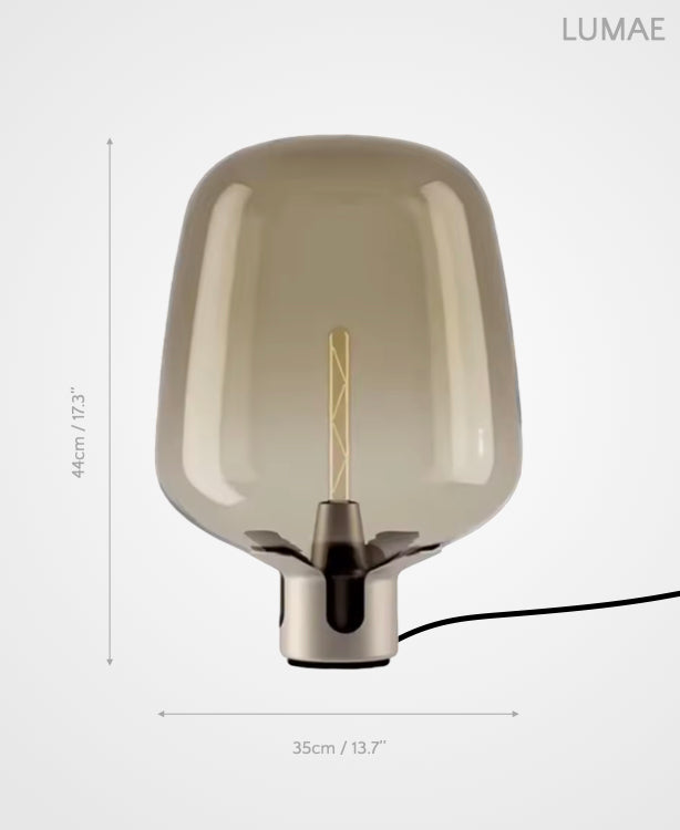 Lumae – Glass Lamp of Quiet Grace