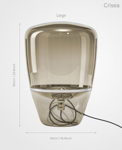 Crisea – Glass Table Lamp with Subtle Resonance