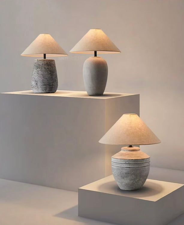 Terane – Ceramic Table Lamp of Earth and Light