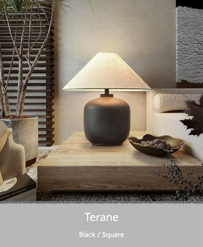 Terane – Ceramic Table Lamp of Earth and Light