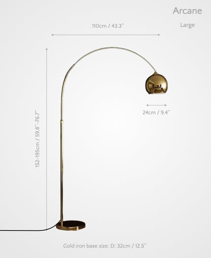 Arcane – Arched Floor Lamp of Quiet Balance