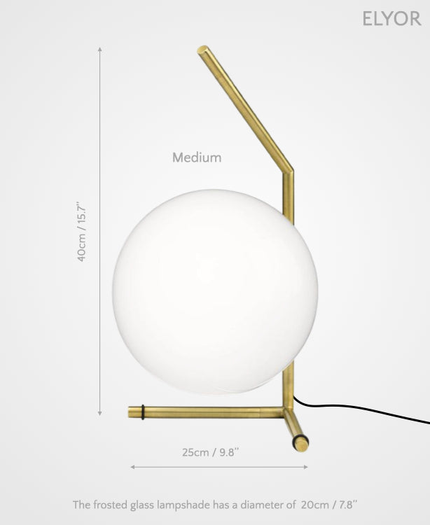 Elyor – Sculptural LED Lamp of Lunar Grace