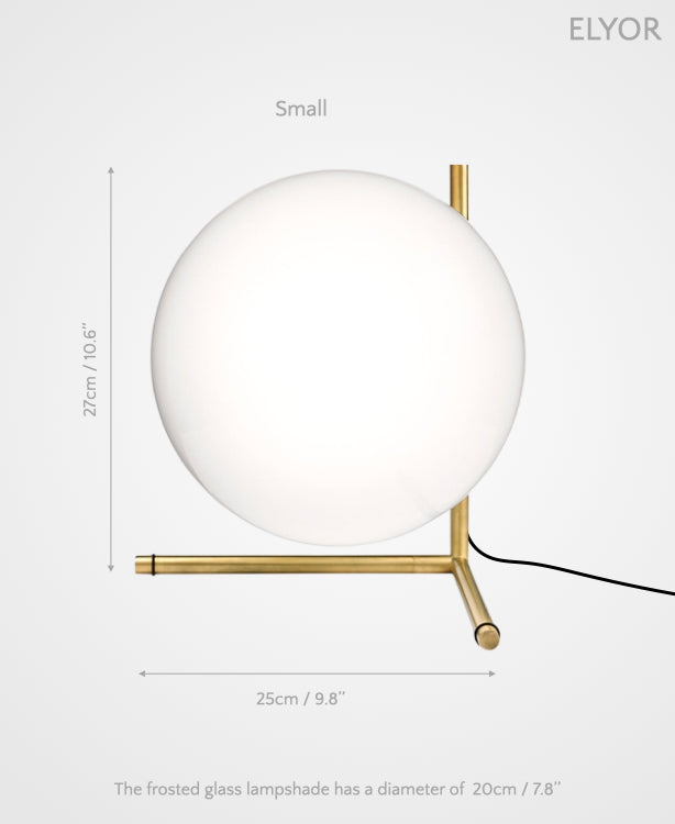 Elyor – Sculptural LED Lamp of Lunar Grace