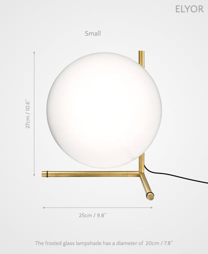 Elyor – Sculptural LED Lamp of Lunar Grace
