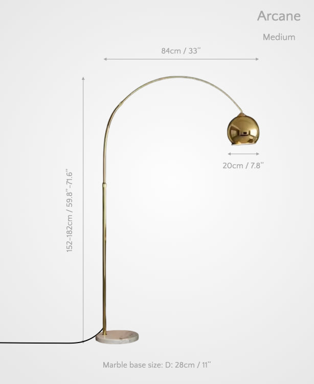 Arcane – Arched Floor Lamp of Quiet Balance