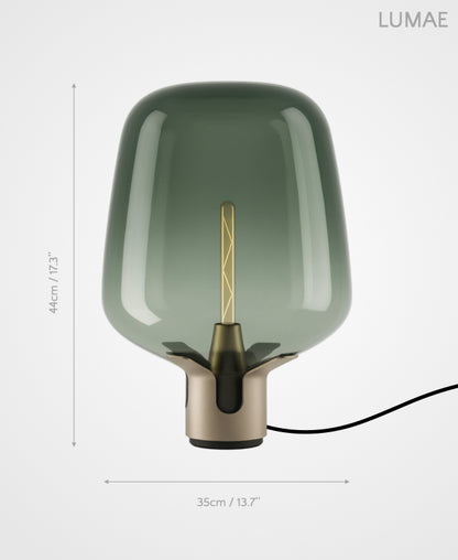 Lumae – Glass Lamp of Quiet Grace