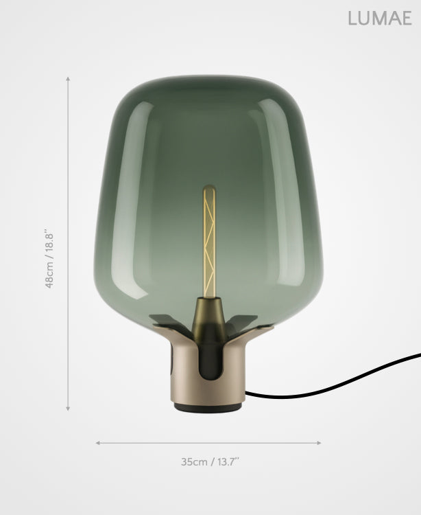 Lumae – Glass Lamp of Quiet Grace