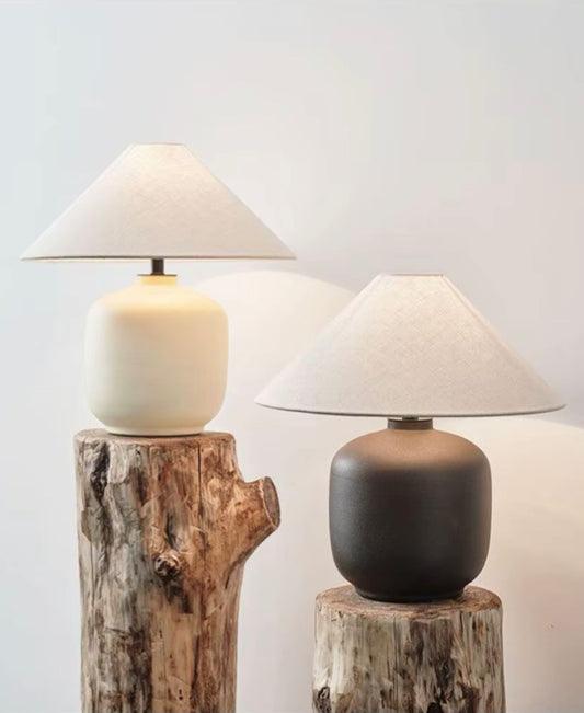 Terane – Ceramic Table Lamp of Earth and Light