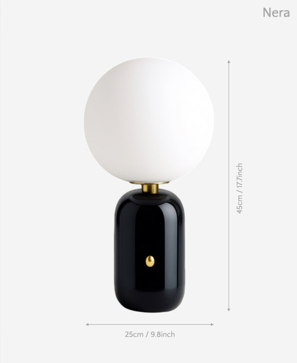 Nera & Soléa – Sculptural Table Lamps Balancing Light and Shadow