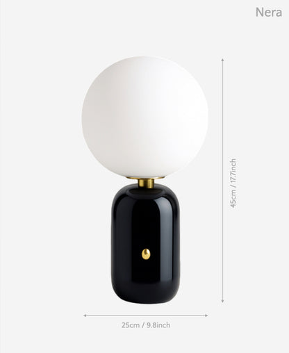 Nera & Soléa – Sculptural Table Lamps Balancing Light and Shadow