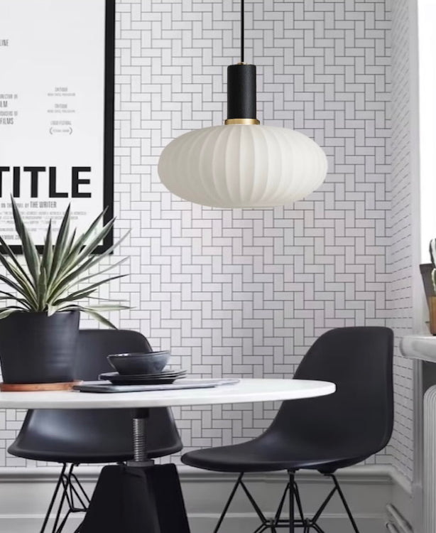 Ondine – Ribbed Glass Pendant Light