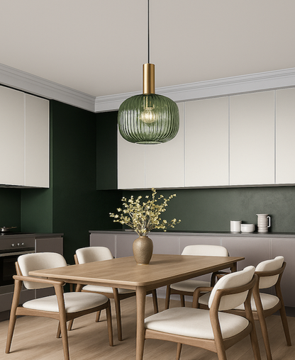 Ondine – Ribbed Glass Pendant Light