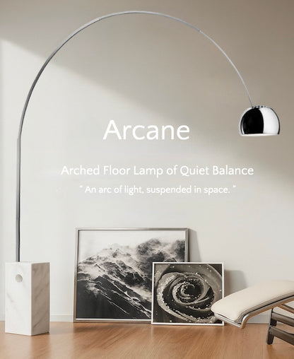 Arcane – Arched Floor Lamp of Quiet Balance