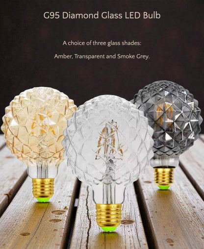 G95 Diamond Glass LED Bulb