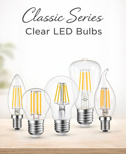 Classic Series Clear LED Bulbs